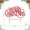 Glitzhome® 36" Oversized Metal Christmas "MERRY CHRISTMAS" Yard Stake